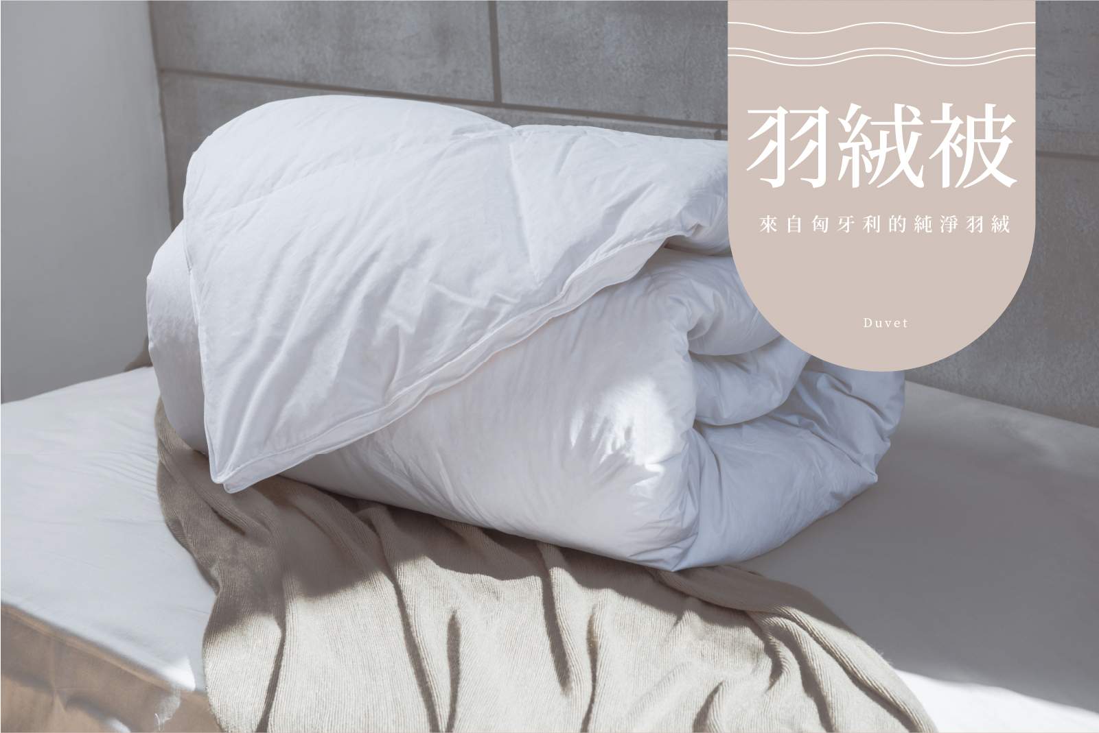 匈牙利90%高保暖羽絨被 商品介紹圖