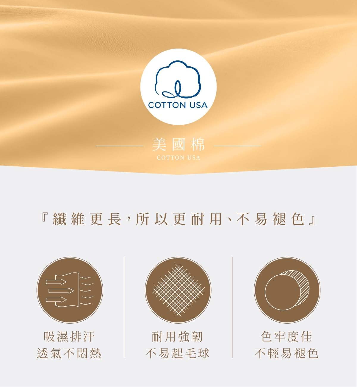 美國棉特色優點說明