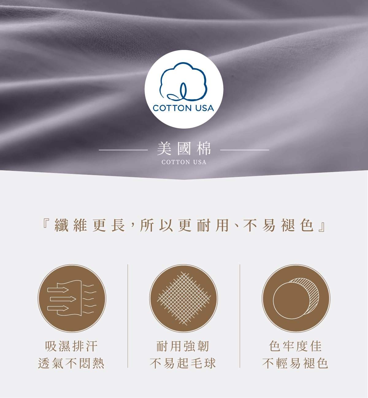 美國棉特色優點說明